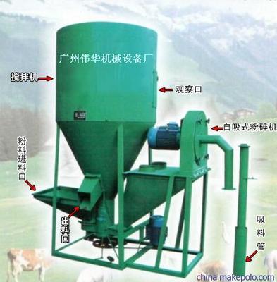 【供應(yīng)廣東豬飼料攪拌機(jī) 廣西飼料攪拌機(jī) 四川飼料混合機(jī)價(jià)錢(qián)】?jī)r(jià)格,廠家,圖片,攪拌機(jī),廣州偉華機(jī)械-